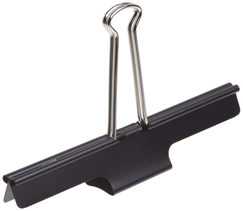 Lion Extra Large Binder Clips, Black, 110-Sheet - Image 2
